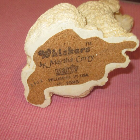 Vintage Poodle Statue Whiskers Martha Carey 1985 - Picture 3 of 3
